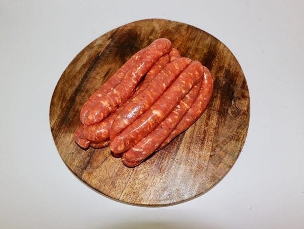 Pork Continental Hot Sausages - 1kg